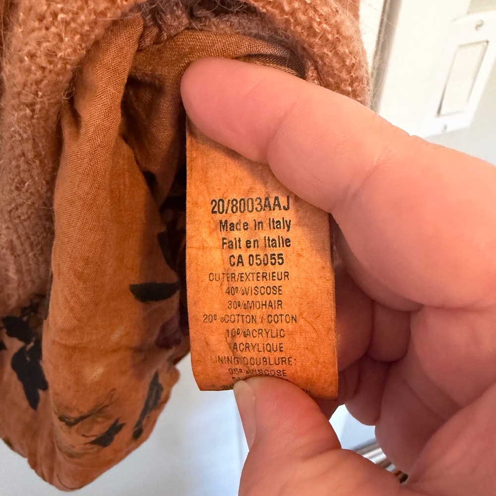 Rust Knit Long-Sleeve Women's Top - Picture 3 of 4